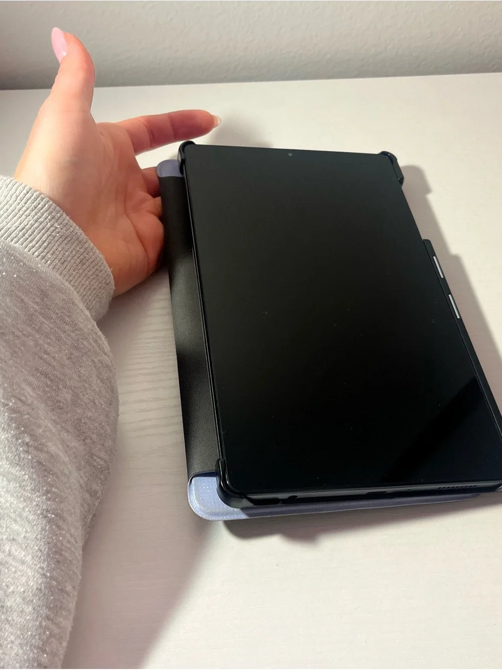 Black Samsung Tablet A7 Lite